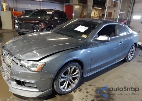 2013 Audi S5 3.0T Premium Plus from USA, damaged, VIN WAUCGAFR4DA054368
